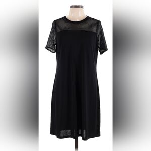 Michael Kors Black Dress with Mesh Sleeves